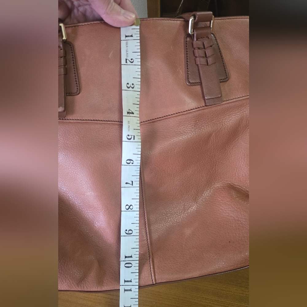 Cole Haan Felicity Hobo Sequoia Brown Tote Bag Leather - Picture 8 of 11